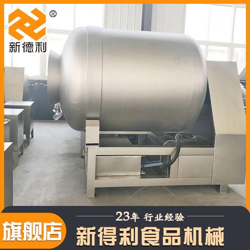 不锈钢鸡肉腌制设备商用猪肉变频滚揉机全自动预制菜真空腌制机