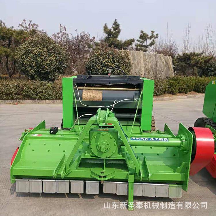玉米秸秆青贮打捆机农机补贴产品拖拉机带秸秆青贮打捆机工作视频