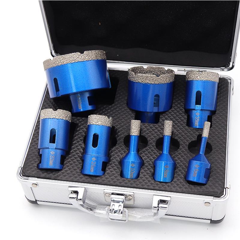 8pcM14钎焊开孔器套装金刚石石材瓷砖打孔角磨机钻头跨境扩孔钻