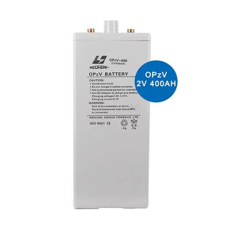 管式胶体蓄电池OPzV 2V 400AH 光伏储能电池基站备用电源汇众电池