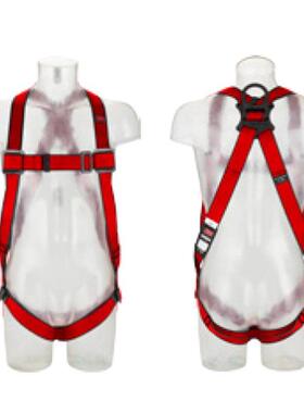 3M 1161726 保泰特P200三点式全身式安全带三点调节后背D型环红色