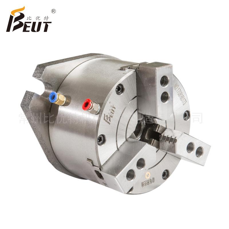 BK250SL比优特立式中实三爪气动液压卡盘 加工中心钻铣床用 卡盘