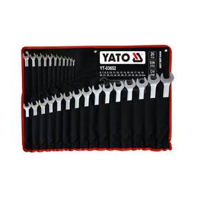 易尔拓YATO扳手套装工业级开口梅花两用扳手帆布组套26件套