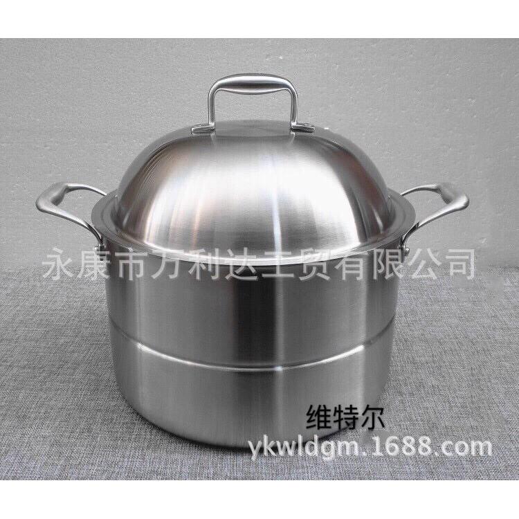 厂家直销 高端多层复合不锈钢材质 蒸汤锅 高汤锅