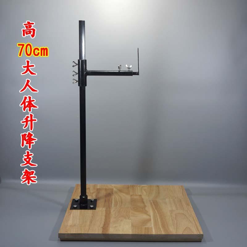 大号美院人体升降泥塑雕塑支架橡木实木底板制作泥塑台工具