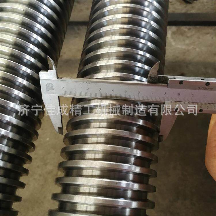 厂家四级丝杆加工精密梯形丝杆大型t形螺纹正反牙调节传动轴