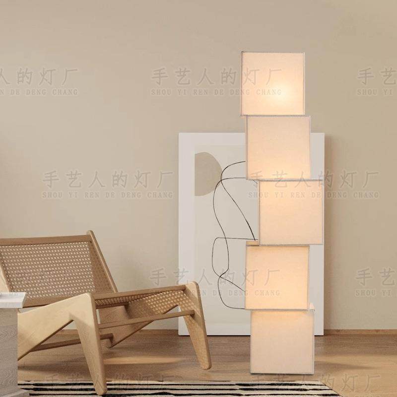 新中式客厅沙发旁创意个性日式餐厅卧室茶室酒店立式禅意落地灯