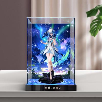 透明防尘收纳盒适用PPDF 塑料小人制作委员会薪火系列鸣潮 守岸人