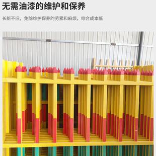 配电室防护栏玻璃钢围栏高压电力施工变电站围挡配电箱绝缘围栏