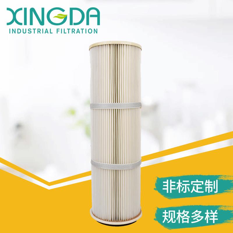 厂家供应除尘滤筒 工业除尘器滤筒静电除尘滤芯 滤筒吸尘器滤芯
