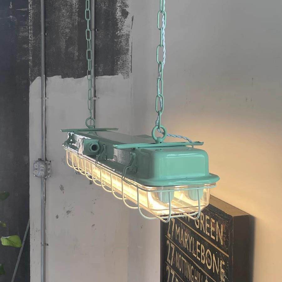 复古法式奶油风餐厅吊灯创意个性客厅吧台书房设计感中古长条灯具