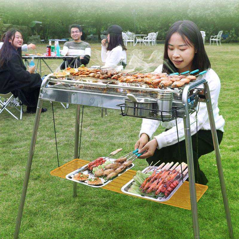 不锈钢烧烤炉家用木炭烧烤架户外碳烤炉野外烤肉神器工具架子炉子,电子元器件市场,其它元器件,淘宝优惠券,粉丝福利购,淘宝优惠卷