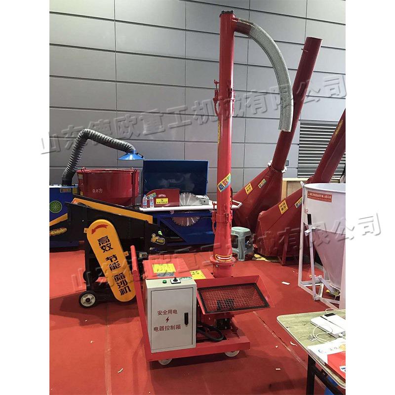 斜式二次构造浇注机 楼房施工细石混凝土上料机 二次构造输送泵