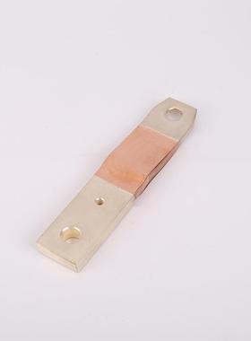 通用进线铜排-400A 铜箔软连接电源连接 大电流软连接焊紫铜排