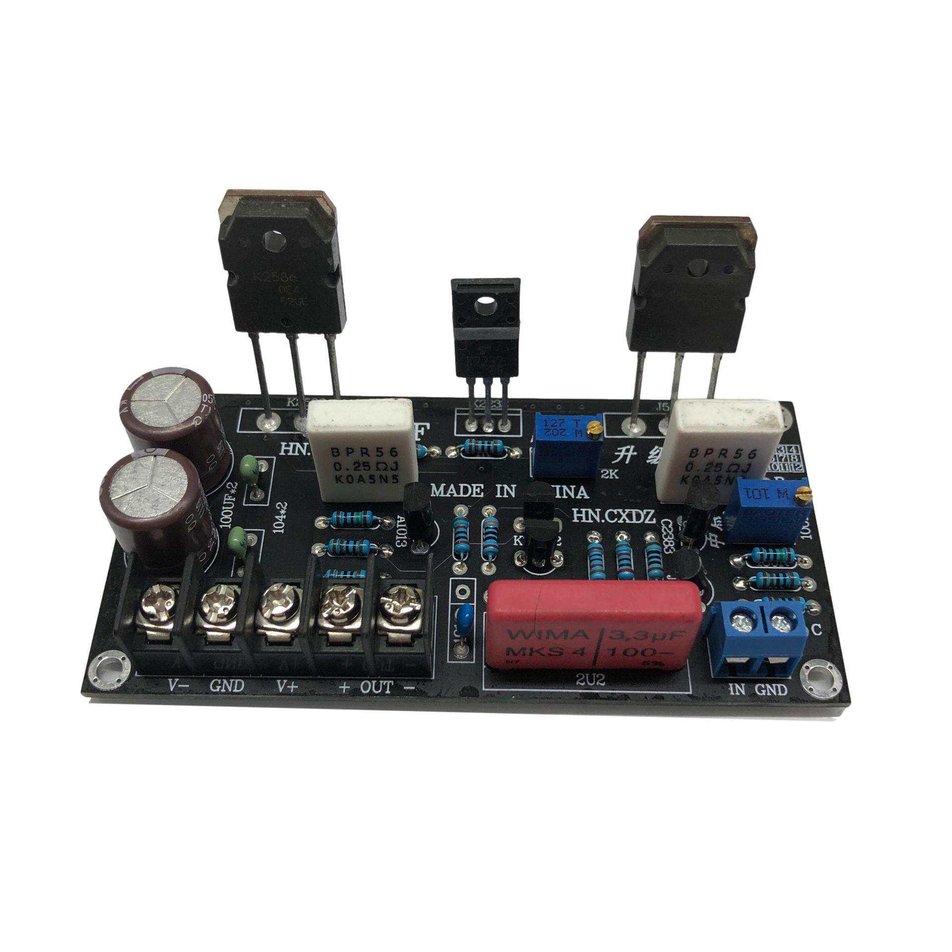 30W直耦 场效应管功放板 纯甲类 发烧级 纯后级 PCB 芯片拆机成品图片