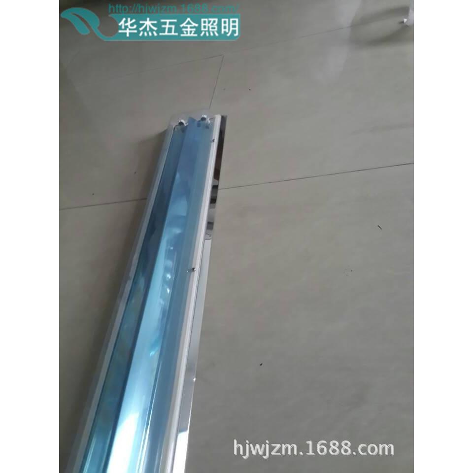 供应洁净灯具 T8 T5单管双管斜边白边不锈钢净化灯具 无尘荧光灯