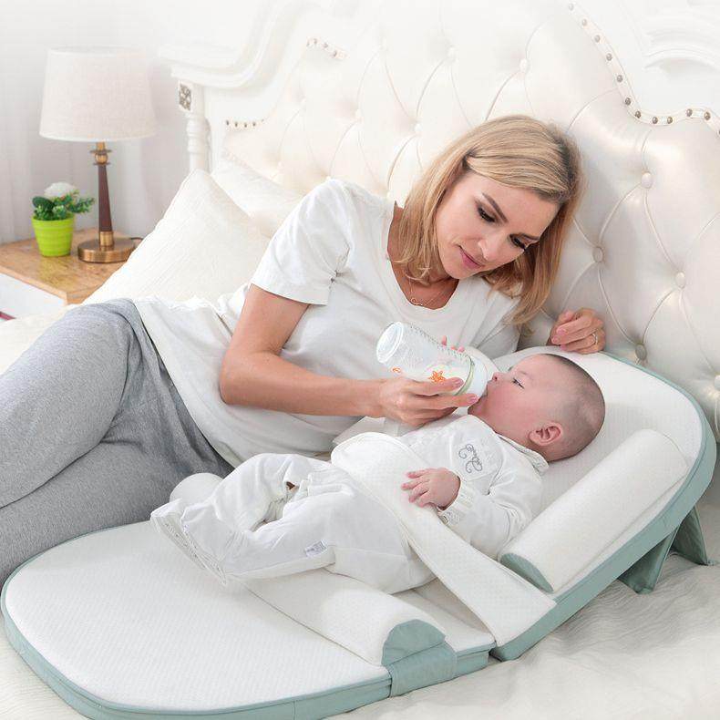 婴儿防吐奶斜坡垫防溢奶呛奶枕头新生儿儿护脊椎躺喂奶神器