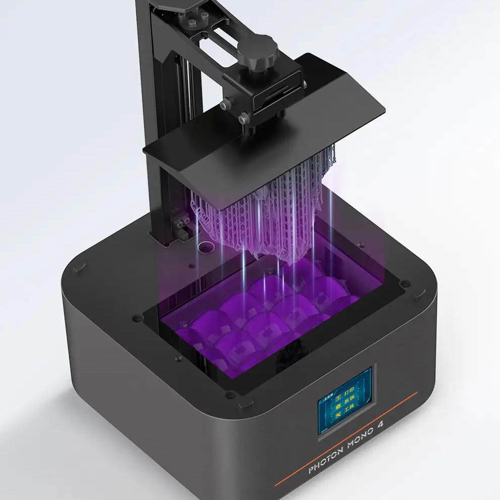纵维立方ANYCUBIC7寸10K+Mono 4光固化3d立体打印机高精度工业家