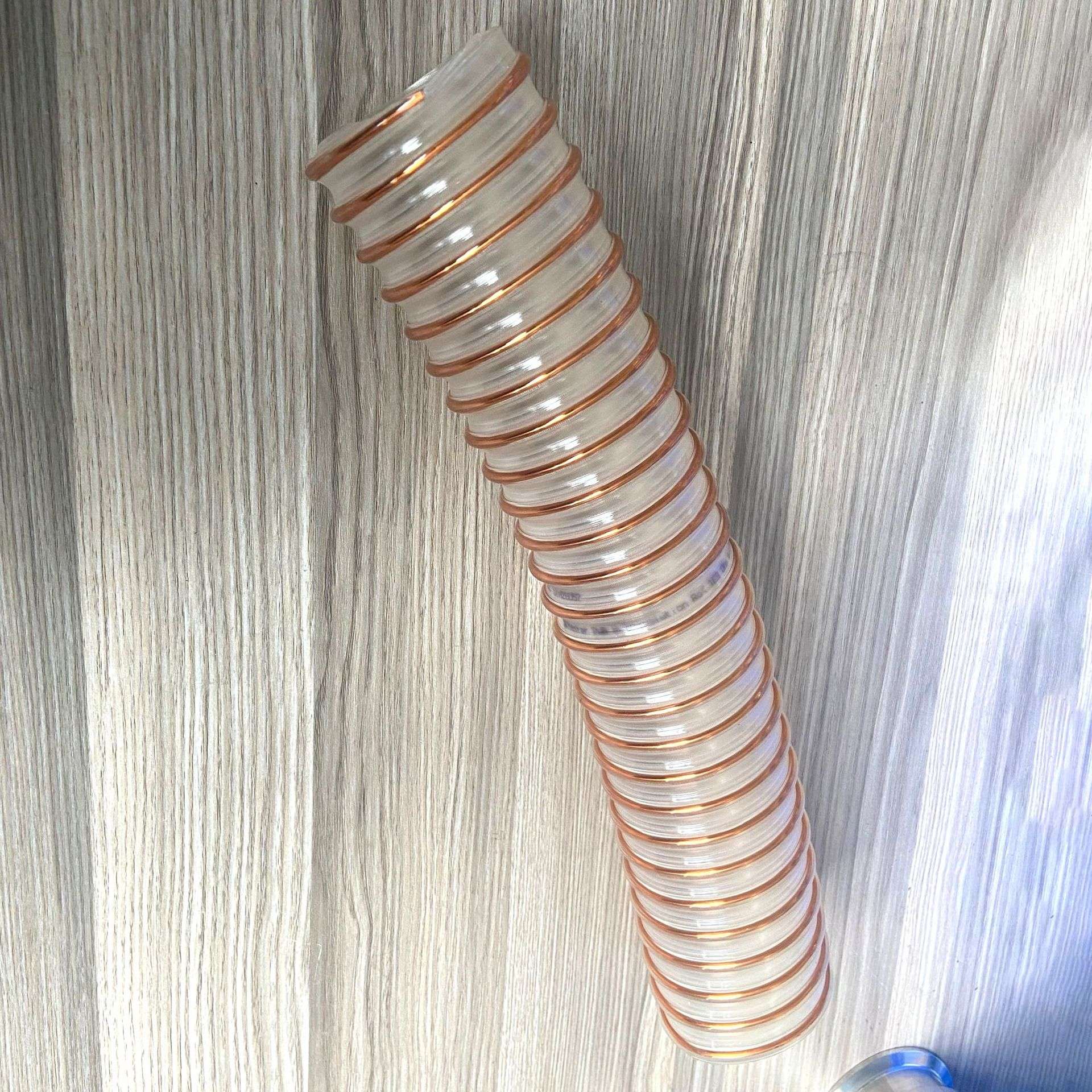 格雷特PU聚氨酯风管透明镀铜钢丝波纹软管吸料TP10