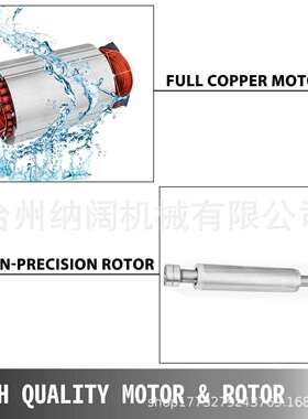 2.5不锈钢深井潜水泵110V家用农用1Hp灌溉清水抽水泵220V60Hz美规