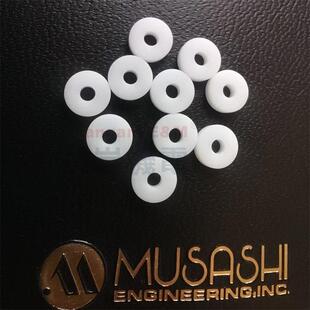 跨境500pcs防水密封圈白色尼龙塑料平垫片垫圈 绝缘垫圈组合盒装