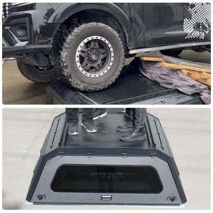 navara D23纳瓦拉锐骐6皮卡后盖 后箱盖尾箱盖改装锰钢三开门高盖