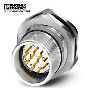 菲尼克斯设备连接器，板后安装CA-09P1N12HZ00-1619842电气联接德