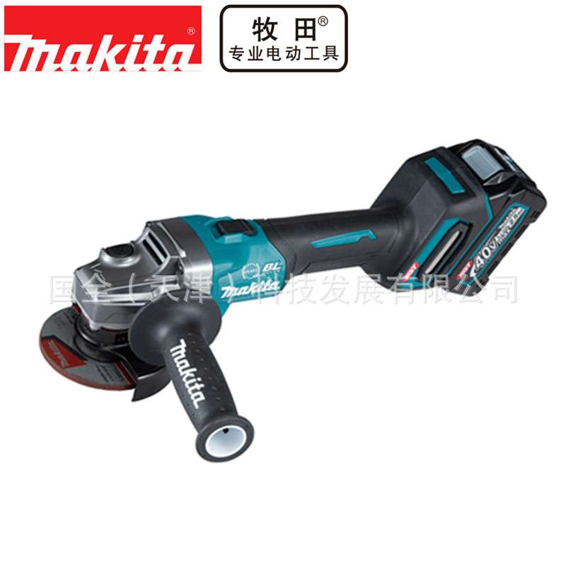 Makita牧田充电工具GA003GZ/GD201充电式40V锂电角向磨光机100mm