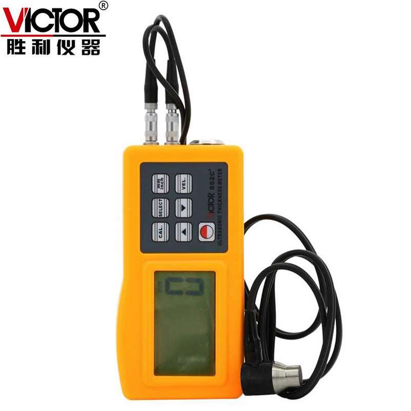 胜利仪器（VICTOR)波测厚仪VC852C数字测厚仪 钢板测厚仪玻璃测