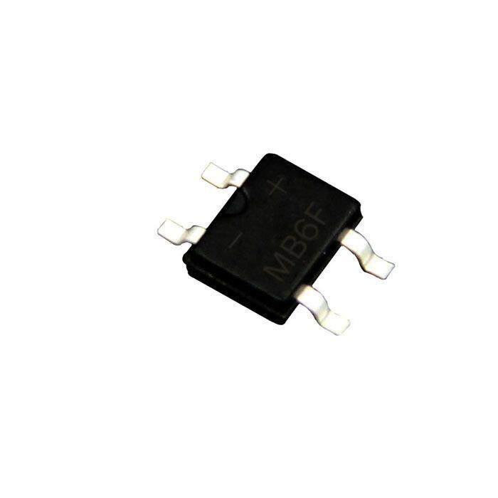 厂家直供贴片桥堆 MB6F SOP-4 600V 整流桥堆 品质保障 0.5A 0.8A