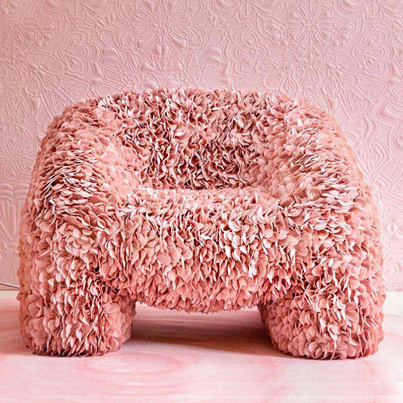 moooi网红创意设计师花瓣椅意式轻奢客厅扶手单人沙发休闲椅家用