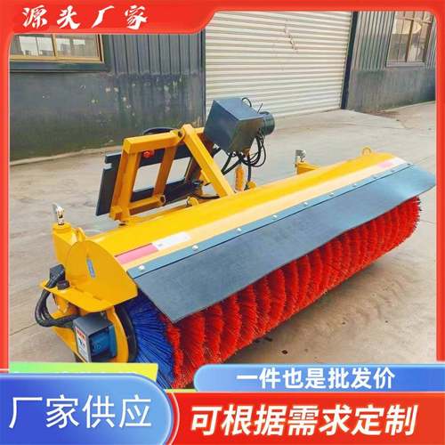 冬季车载式道路除雪滚刷 机载式滚刷扫雪机 3米滚雪刷
