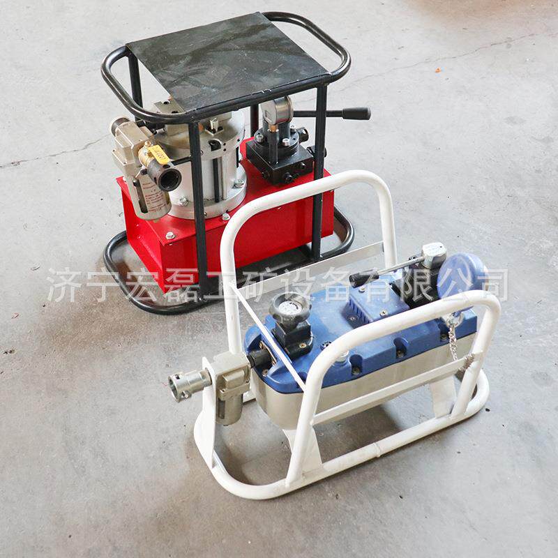 矿用锚索张拉机具MQ22--250/63气动张拉千斤顶铁泵矿用退锚器现货