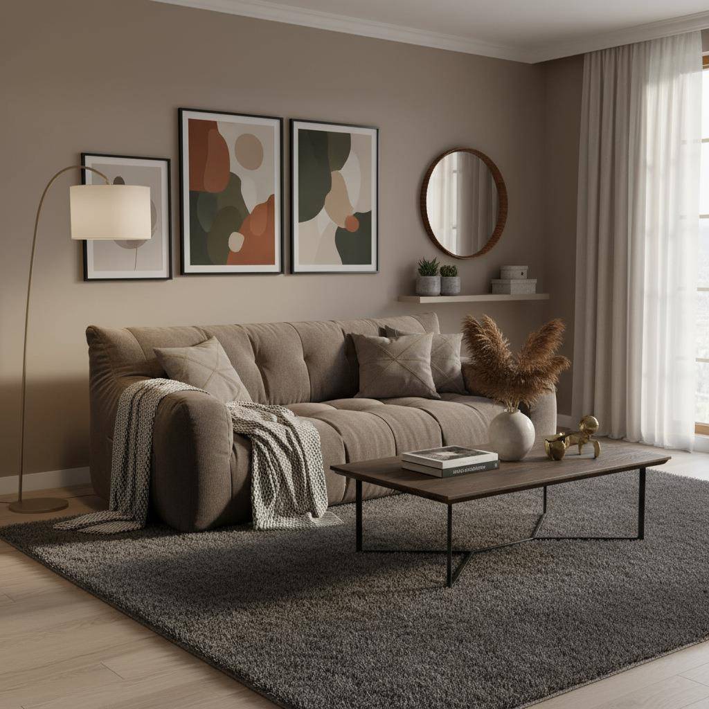 布艺沙发现代简约小户型客厅出租房客厅双人三人榻榻米懒人小沙发