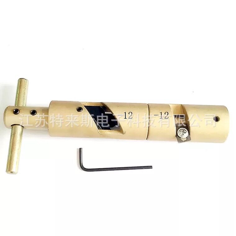 有线电视铝管电缆75-12连接器 掏空器一体掏空剥皮工具