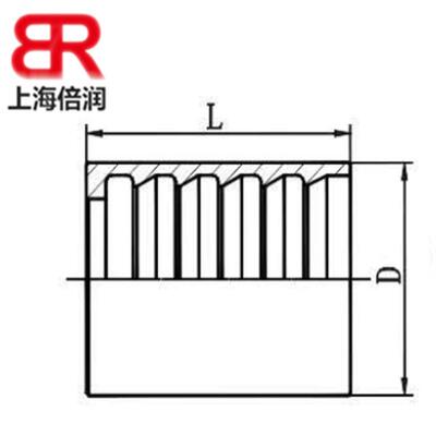 供应液压1SN软管套筒1层不锈钢套筒00110 01100