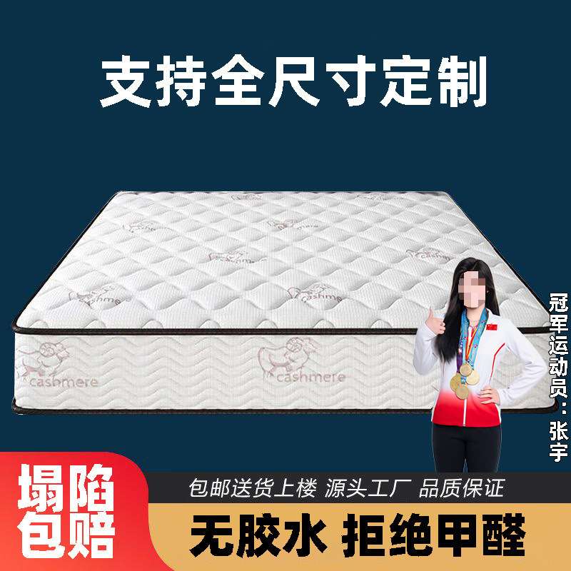经济型弹簧床垫席梦思床垫家用出租房软硬两用20cm厚双人1.8米1.5