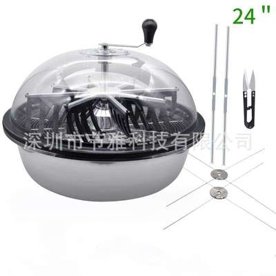 24 inch bowl trimmer割草机 碗状水培旋转植物切叶机 割芽剪叶机