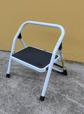 one step ladder一步铁梯子家用折叠梯儿童座椅一步梯大踏板防滑