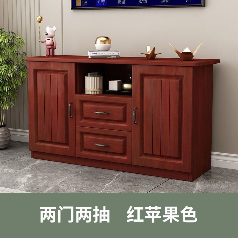 实木电视柜简约现代落地柜组合储物柜客厅高柜卧室矮柜阳台柜