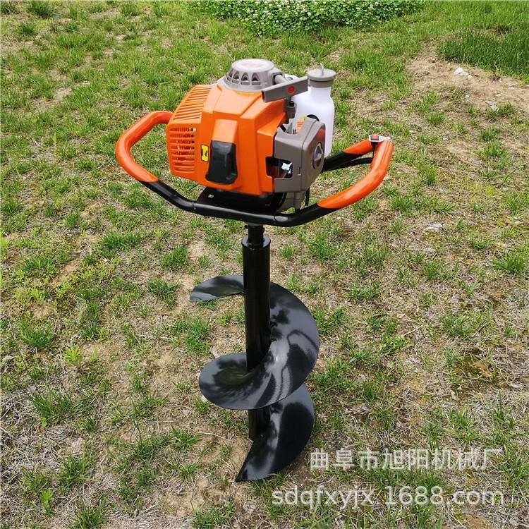 48单人园林栽树种植机 果树施肥打洞机 3.2马力手提式地钻挖坑机