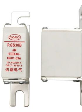 快熔熔断器RGS30B 690V 160A 125A 100A 80A 85A 75A 63A保险丝管