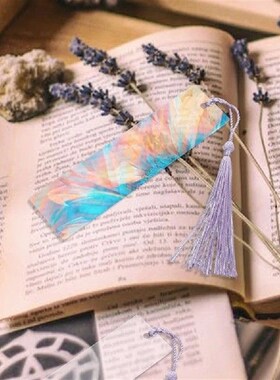 15 Sets Transparent Bookmark Bookmarks for Lovers DIY Decor