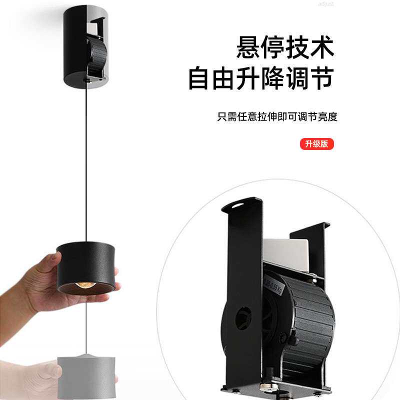 led筒灯玄关12w床头餐吊灯卧室吸顶吊灯8W简约小型新款小吊灯