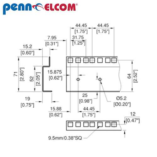 Penn Elcom 番尔康 R0883-2MM网络机柜支架 服务器 监控机箱机柜