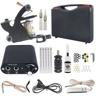 OL-黑箱单机套装2号 欧靓纹身器材刺青工具 纹身套装纹身机器