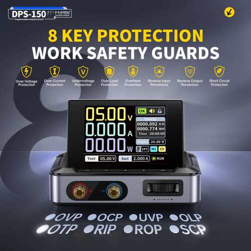 DPS-150数控直流可调稳压电源大功率150W便携式30V电源带上位机