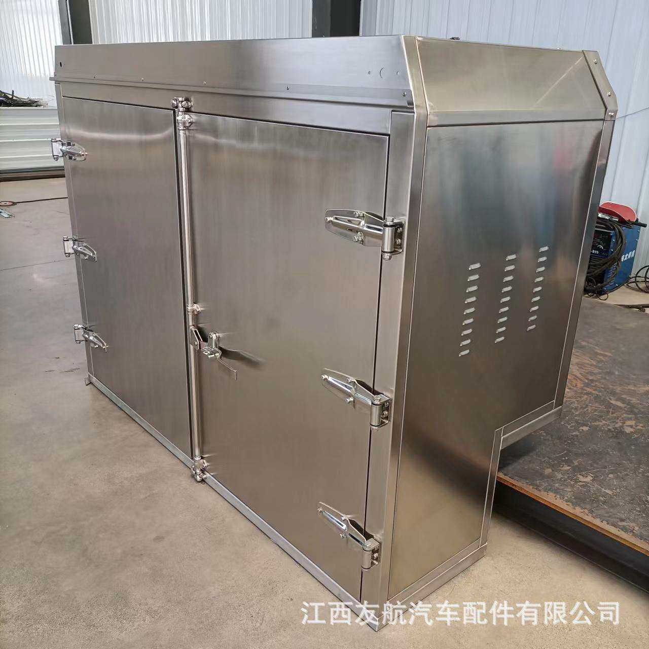 货车重型后门铰链304不锈钢加厚可拆卸合页可装密封条货车铰链