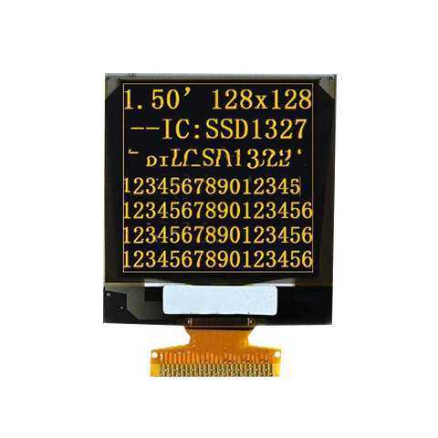 1.50 英寸 OLED 屏幕 分辨率128x128 4-SPl/1C 25pin SSD1327 IPS