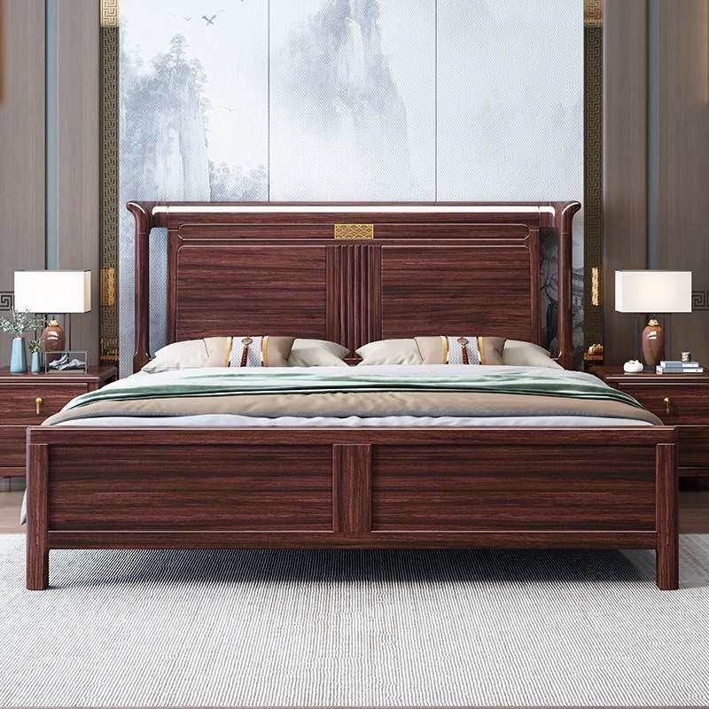 中式乌金木实木床1.8米1.5m双人大床高箱储物2米大床主卧室结婚床,鲜花速递/花卉仿真/绿植园艺,割草机/草坪机,淘宝优惠券,粉丝福利购,淘宝优惠卷